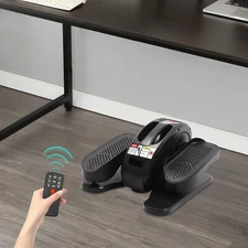 Electric Seated Leg Pedal Exerciser Under Desk Elliptical Machine w/ Remote Home