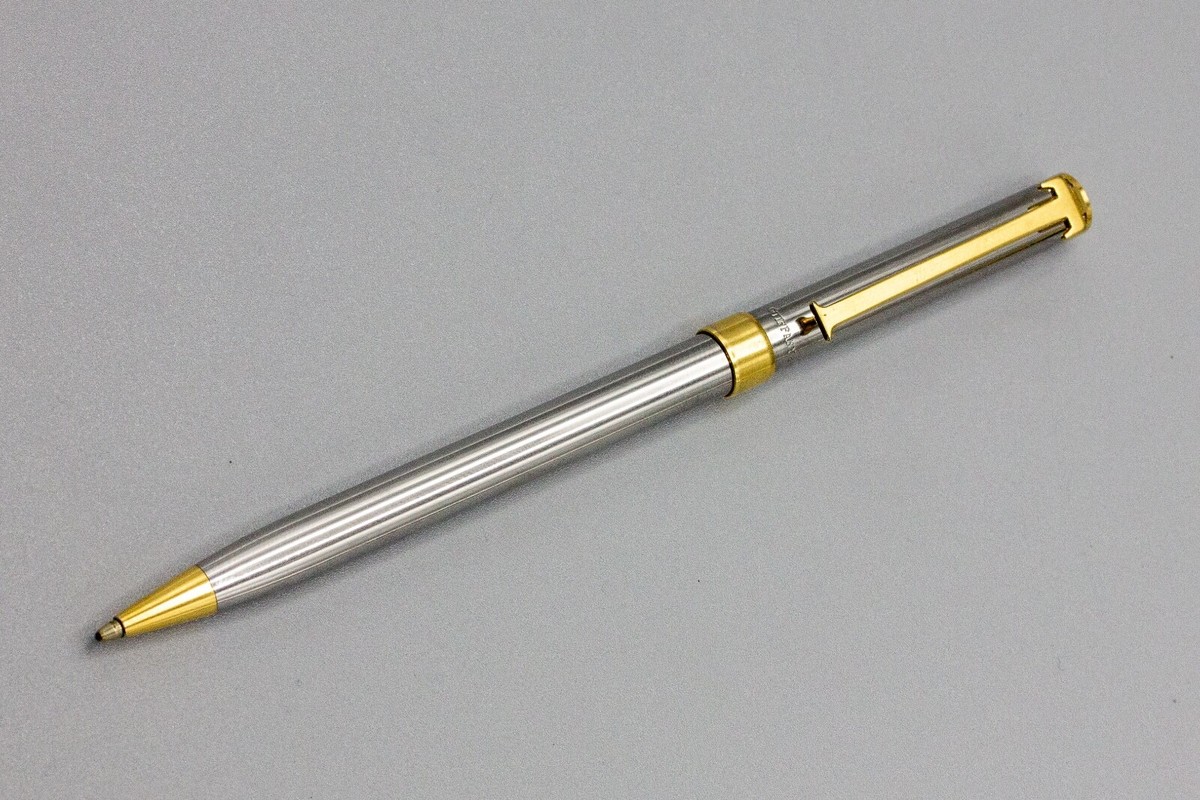 Tiffany T Clip Pen Gold & Silver Tone | eBay