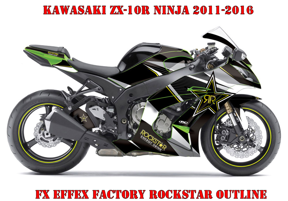 FX FACTORY DEKOR KIT KAWASAKI NINJA 250,350,650,ZX-6R,ZX-10R