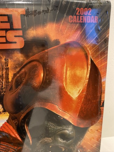 COLLECTABLE Planet Of The Apes 2002 Calendar STILL SEALED - Picture 2 of 6