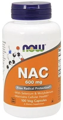 NOW FOODS, NAC N-Acetyl Cysteine 600mg 100 Veg. Kapseln ORIGINAL SUPER PREIS - Bild 1 von 2