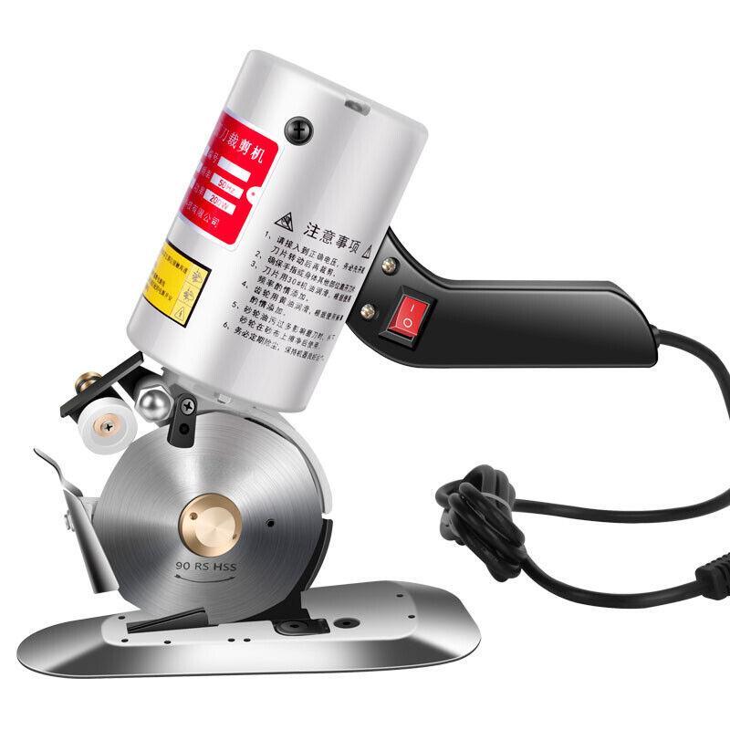 Electric Fabric Leather Cutting Machine with Scissor Action for Precise Cuts-image