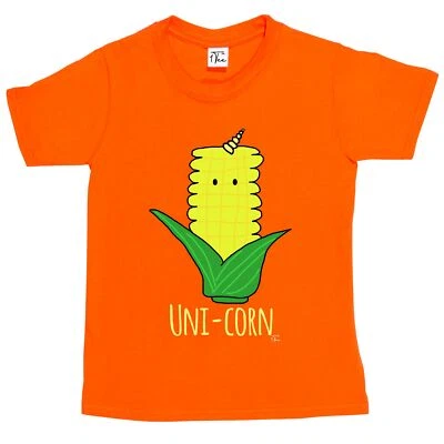 1Tee Kinder Jungen Uni-Corn Cobb T-Shirt