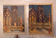 Vintage John Hancock Christmas Carols Pamphlets Cover by Burnham
