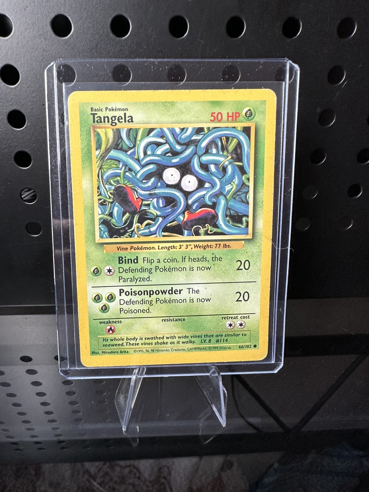 TANGELA 96/130 - VINTAGE WOTC Pokemon Card - BASE SET 2 - NM/M