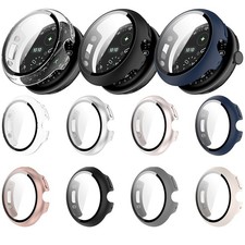 Protective Case For Google Pixel Watch4 41mm/45mm Screen Tempered Film Protector