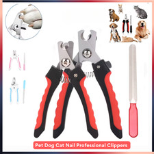 Pet Dog Cat Stainless Steel Professional Nail Toe Trimmer Clipper Grooming Tool