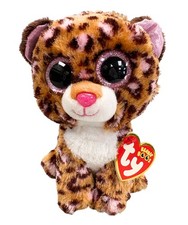 Ty Beanie Boos - Patches the Leopard, Glitter Eyes, MWMT Stuffed Animal Toy