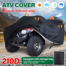 Universal ATV Cover Waterproof Heavy Duty Quad Resistant UV Dust Snow Protector