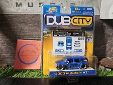 Vntg 2004 Jada DUB CITY 2003 Hummer H2 96 1:64 Diecast Car W/ Card NIP