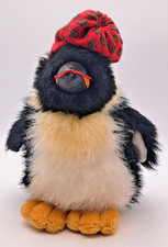 Commonwealth Perry Penguin Plush VTG 1990 Christmas Stuffed Animal 10" READ