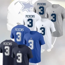 ❤️‍🔥FASTSHIP- George Pickens #3 Dallas Name & Number Player Gift For Fans