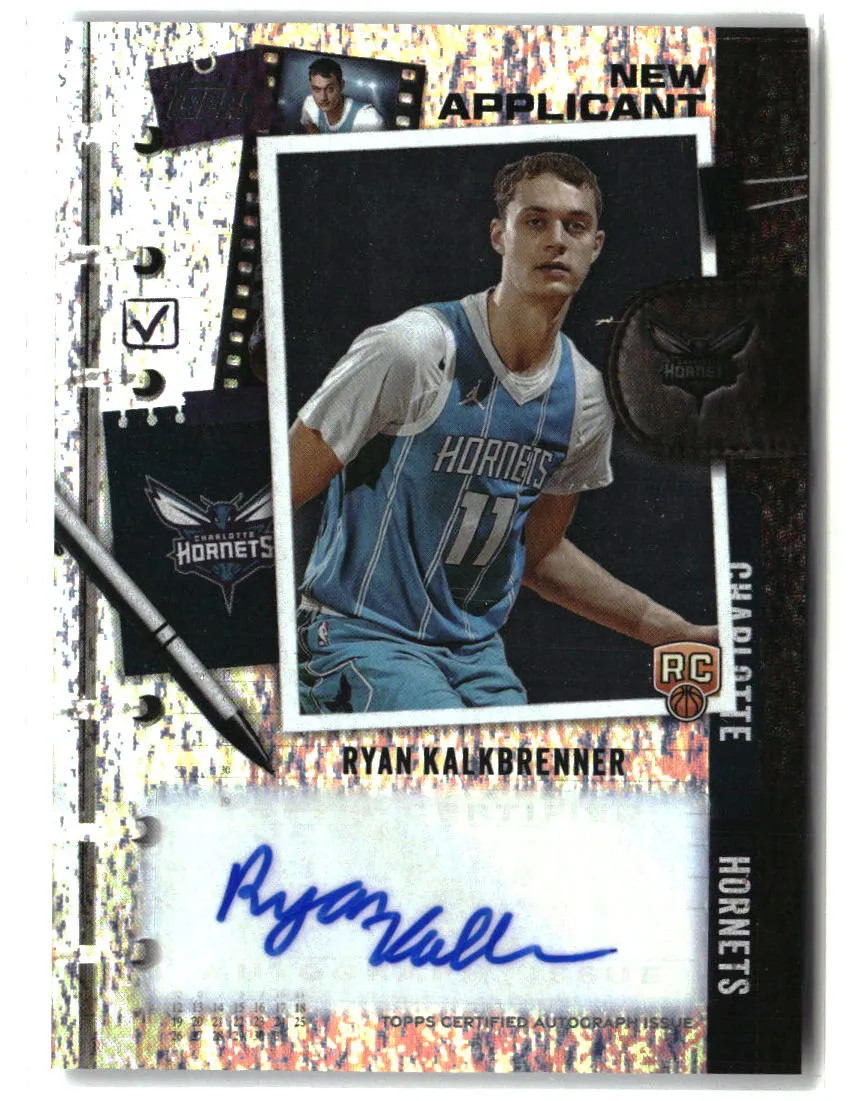 Ryan Kalkbrenner 2025-26 Topps New Applicants Autographs Holo Foil #NA-RK
