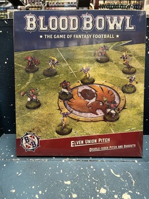 Blood Bowl - Elven union Pitch and Dugout: NIB!