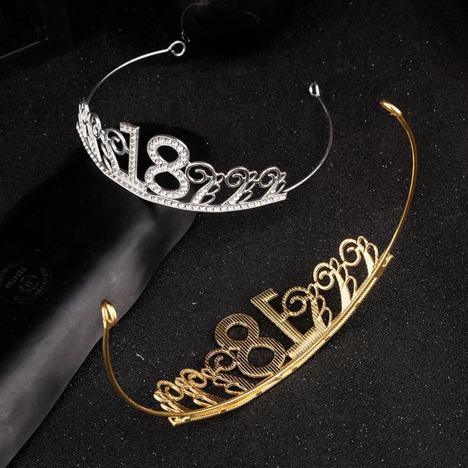  Decorazioni Per Torte Argento Accessori La Decorazione Di Corona Del Partito - Immagine 2 di 4