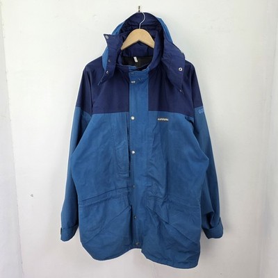 Karrimor Madre Goretex Jacket Mens XL Blue Vintage Waterproof Parka Rain Coat