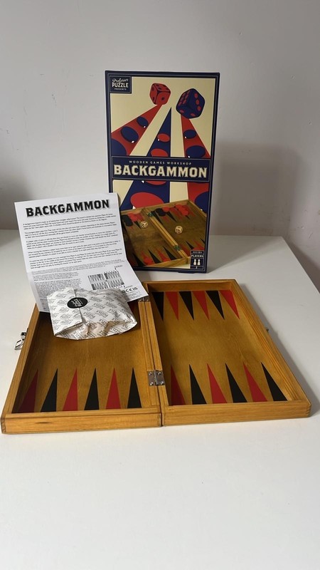 Professor Puzzle Backgammon 2 Player Board Game