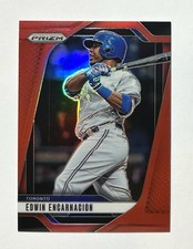 2025 Panini Prizm Edwin Encarnacion #156 Red Prizm/299