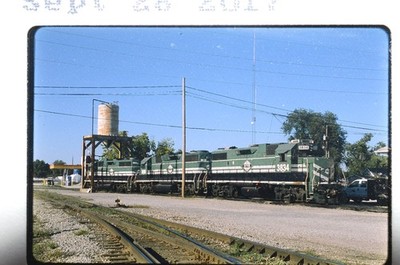 EVANSVILLE WESTERN mt vernon in 28.09.17 original 35mm Fuji Zug Foto Dia