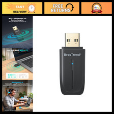 2-in-1 USB WiFi Bluetooth Adapter, AX900 WiFi 6  BT 5.4, Dual Band Dongle for P