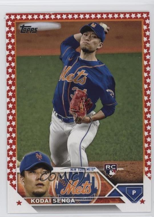2023 Topps Series 2 Independence Day 42/76 Kodai Senga #362 Rookie RC 2s2