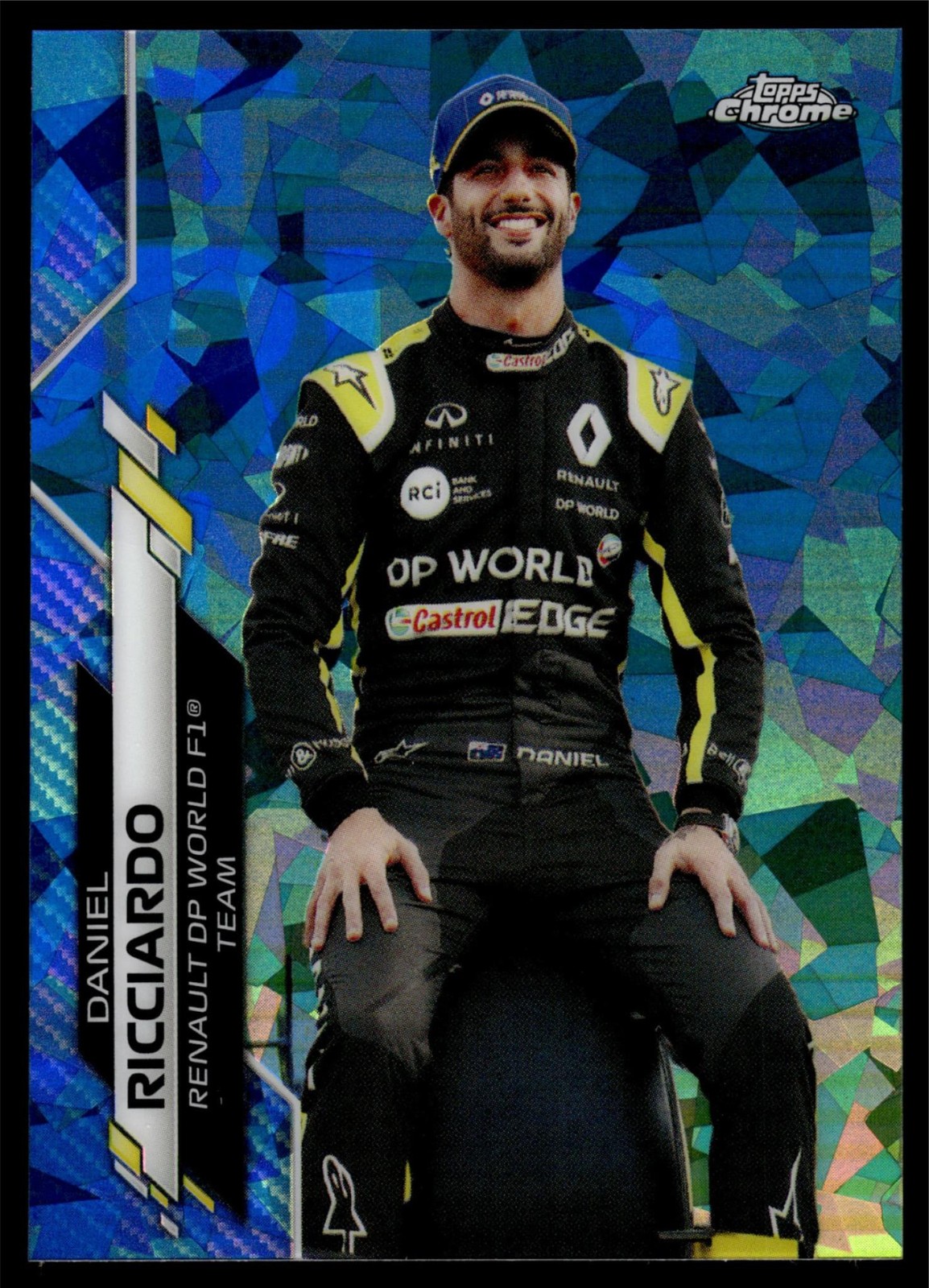 2020 Topps Chrome SAPPHIRE Formula 1 DANIEL RICCIARDO #182 RENAULT