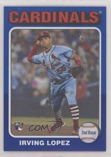 2024 Topps Heritage High Number Dark Blue Border Irving Lopez #634 05ol