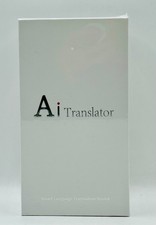 NEW - AI Smart Language Translator Device Translating 135 Languages - Black