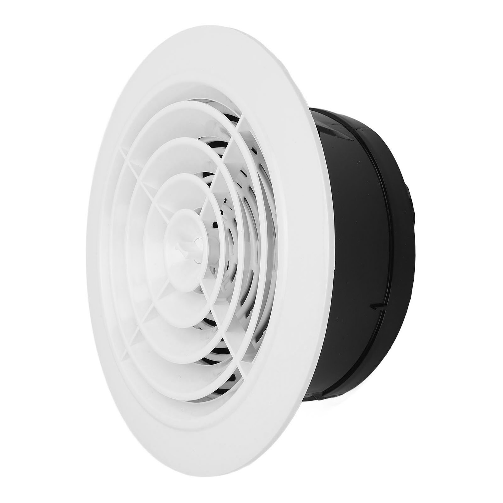 ⁺150mm Round Vent Cover ABS Plastic Air Ventilation Louver Grille For Home