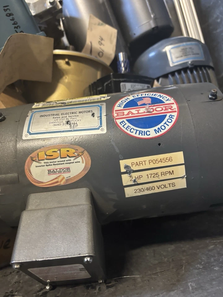 NUEVO SIN CAJA BALDOR P054556 AC Motor Industrial 0.75HP 1725 RPM Foto 2 de 4