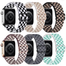 Watch Band 6 Pack Stretchy Solo Loop 38mm 40mm 41mm 42mm MITEV Compatible Apple
