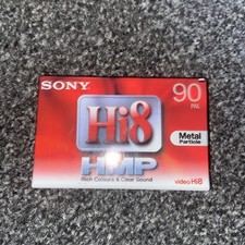 SONY VIDEO Hi8 HMP 90 PAL P5-90HMP3 Metal Particle - P590hmp. Brand New Sealed. 