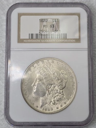 1889 Morgan Silver Dollar NGC MS63
