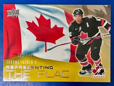 2026 UD Team Canada Gold Representing The Flag /199 #RF-24 Jarome Iginla (NM)