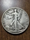 1935-S Walking Liberty Half Dollar 50c Silver Actual Coin Fine For Collection