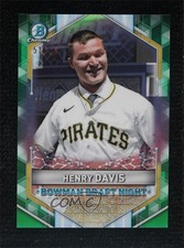 2021 Bowman Draft Night Green Refractor 51/99 Henry Davis #BDN-1 0c3e