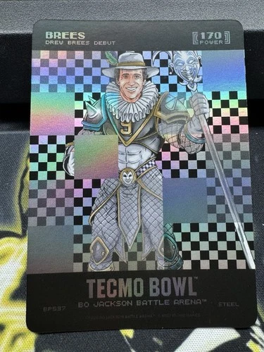 2026 Bo Jackson Battle Arena Tecmo BREES (Drew Brees) Big Pixel Steel BP537 SP