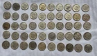 Lot of 50 Roosevelt dimes/1946-1990/Various Conditions