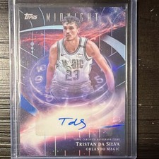 Topps 2025-26 Midnight Stroke of Midnight Autographs Auto Tristan Da Silva SM-TS