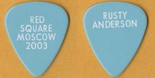 Paul McCartney 2003 gira de conciertos Rusty Anderson Guitar Pick