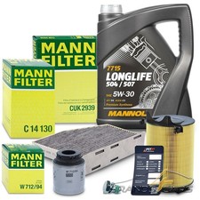 MANN INSPEKTIONSPAKET FÜR AUDI A3 SEAT SKODA VW GOLF 6 TOURAN 1.2 1.4 TSI TFSI MANN INSPEKTIONSPAKET FÜR AUDI A3 SEAT SKODA VW GOLF 6 TOURAN 1.2 1.4 TSI TFSI