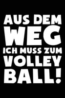 Volleyball Notizbuch A5 FüR Spieler Und Fans, Sporttagebuch, Schreibheft