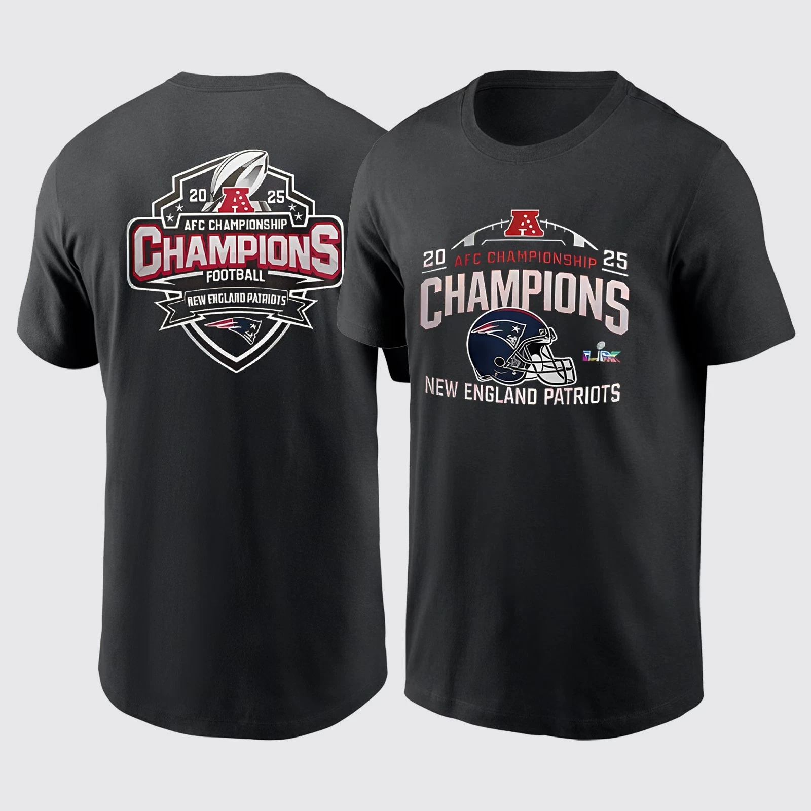 New England Patriots 2025 2026 AFC Champions TShirt