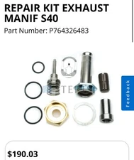 P764326483 EXHAUST MANIFOLD S40 VALVE REPAIR KIT by STERIS Corporation OEM