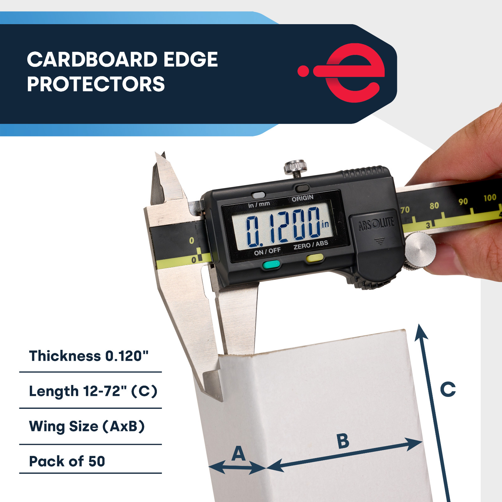 Cardboard Edge Protectors for Shipping, Angle Boards, Pallet Corner Protectors