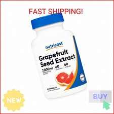 Nutricost Grapefruit Seed Extract 2,000mg Equivalent from 500mg of 4:1 Extract P