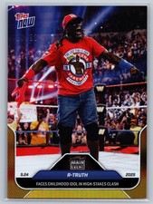 2025 Topps NOW WWE R-Truth vs John Cena Saturday Night Main Event Gold /50