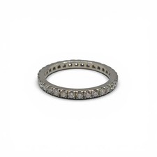 platinum full diamond eternity ring  sh22324l