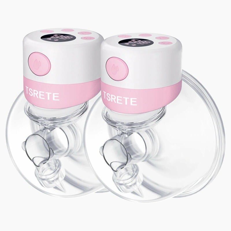 TSRETE Hands-Free Double Electric Wearable Breast Pump for Comfortable Pumping-image