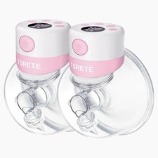 TSRETE Breast Pump, Double Wearable Breast Pump, Electric Hands-Free Breast Pump